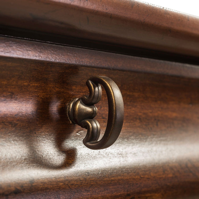 Rustic Traditions 3 Drawer Nightstand in Rustic Cherry - Plourde Furniture Co (Caribou, ME)