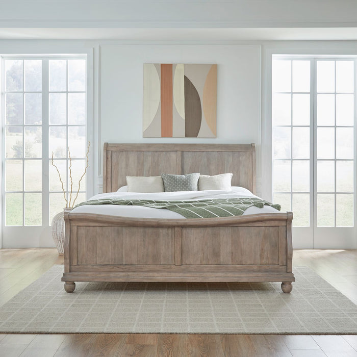 Rustic Traditions King California Sleigh Bed image