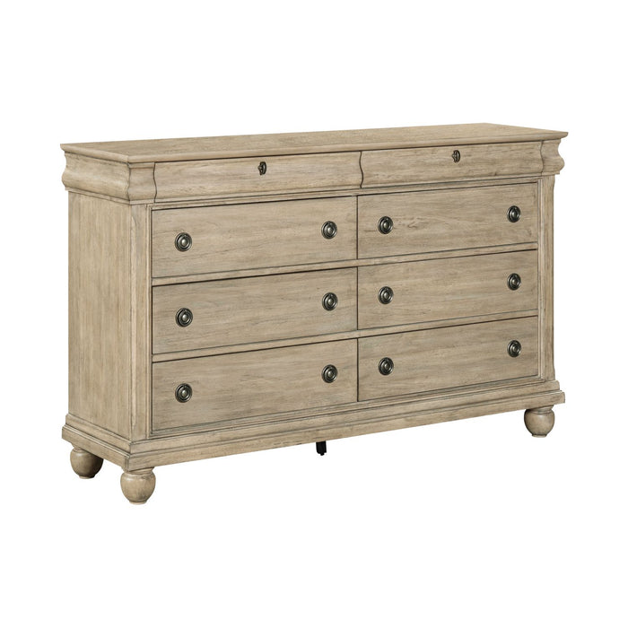 Rustic Traditions 8 Drawer Dresser - Plourde Furniture Co (Caribou, ME)