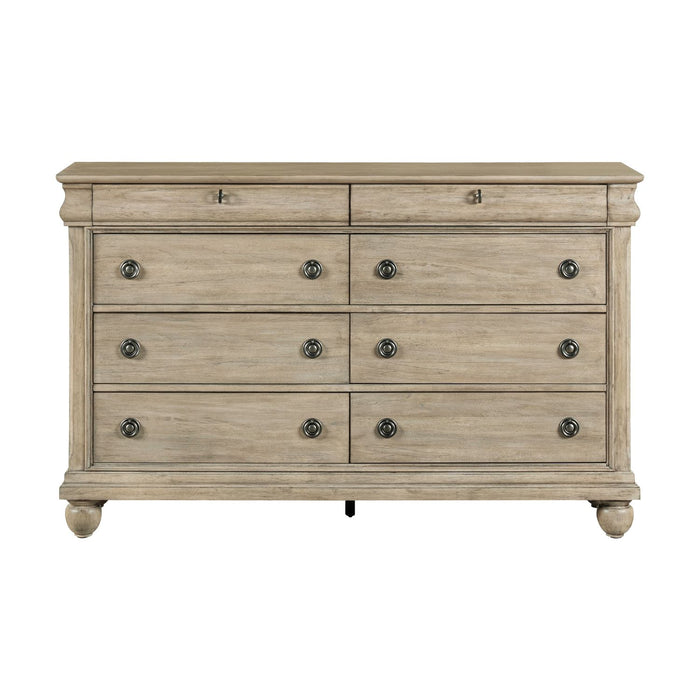 Rustic Traditions 8 Drawer Dresser - Plourde Furniture Co (Caribou, ME)