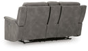 Next-Gen DuraPella Power Reclining Loveseat with Console - Plourde Furniture Co (Caribou, ME)