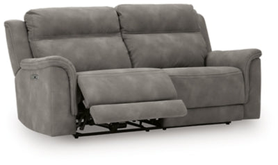 Next-Gen DuraPella Power Reclining Sofa - Plourde Furniture Co (Caribou, ME)