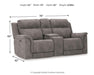 Next-Gen DuraPella Power Reclining Loveseat with Console - Plourde Furniture Co (Caribou, ME)