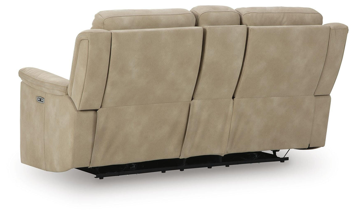 Next-Gen DuraPella Power Reclining Loveseat with Console - Plourde Furniture Co (Caribou, ME)