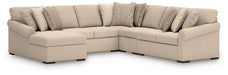 LadyMae Sectional with Chaise - Plourde Furniture Co (Caribou, ME)