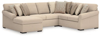 LadyMae Sectional with Chaise - Plourde Furniture Co (Caribou, ME)