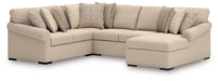 LadyMae Sectional with Chaise - Plourde Furniture Co (Caribou, ME)