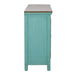 Kensington 4 Door Accent Cabinet in Turquoise image
