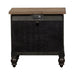 Americana Farmhouse 2 Drawer Nightstand in Black image