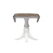 Magnolia Manor Drop Leaf Table in Antique White Base w/ Weathered Bark Tops image