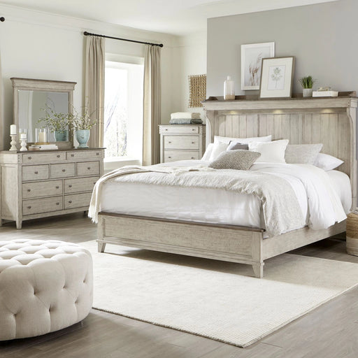Ivy Hollow King Mantle Bed, Dresser & Mirror, Chest image