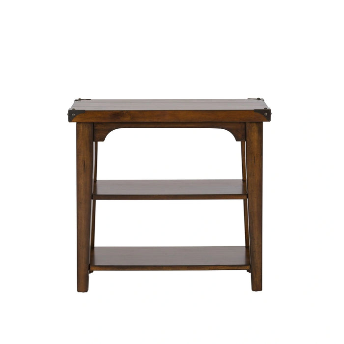 Aspen Skies Chair Side Table in Russet Brown image