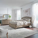 Avalon King Panel Storage Bed, Dresser & Mirror image