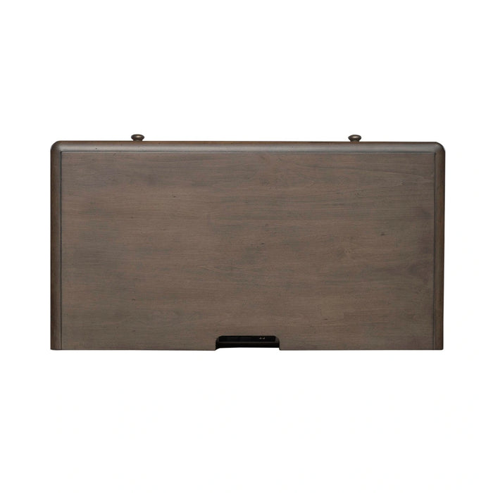 Ivy Hollow 3 Drawer Bedside Chest w/ Charging Station in Weathered Linen image