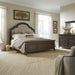 Paradise Valley King California Uph Bed, Dresser & Mirror image