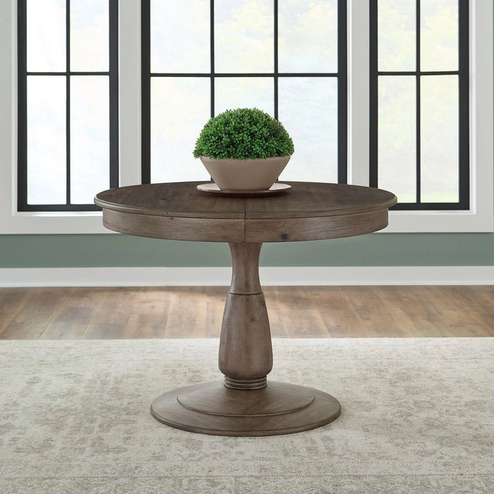 Hickory Grove Pedestal Table Set image