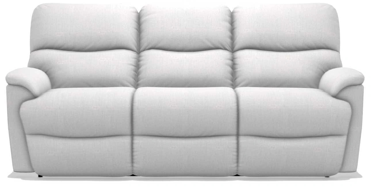 La-Z-Boy Trouper Muslin Power Reclining Sofa w/ Headrest