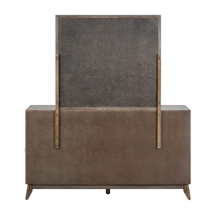 Century Modern Dresser & Mirror - Plourde Furniture Co (Caribou, ME)