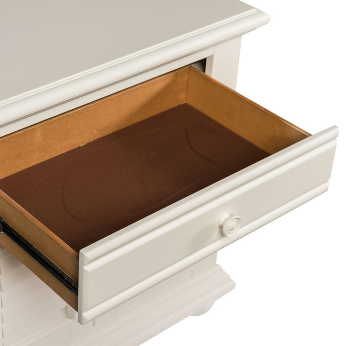 Summer House I King Poster Bed, Dresser & Mirror - Plourde Furniture Co (Caribou, ME)