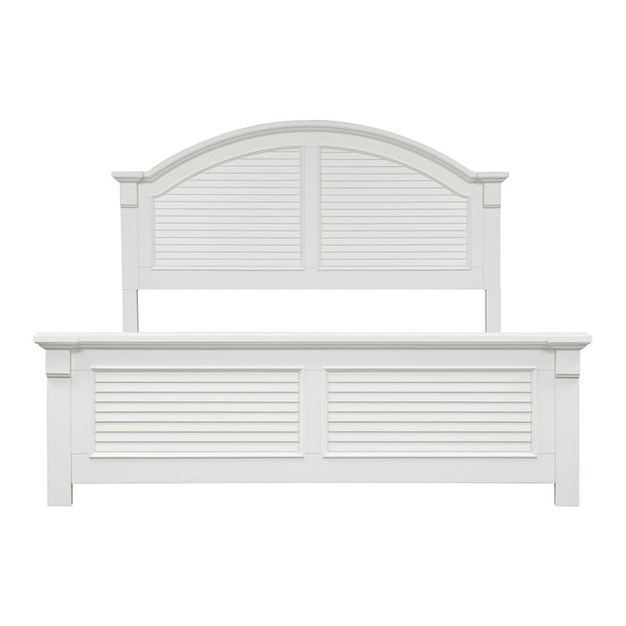 Summer House I Queen Panel Bed, Dresser & Mirror, Chest - Plourde Furniture Co (Caribou, ME)