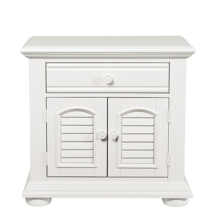 Summer House I Queen Panel Bed, Dresser & Mirror, Night Stand - Plourde Furniture Co (Caribou, ME)