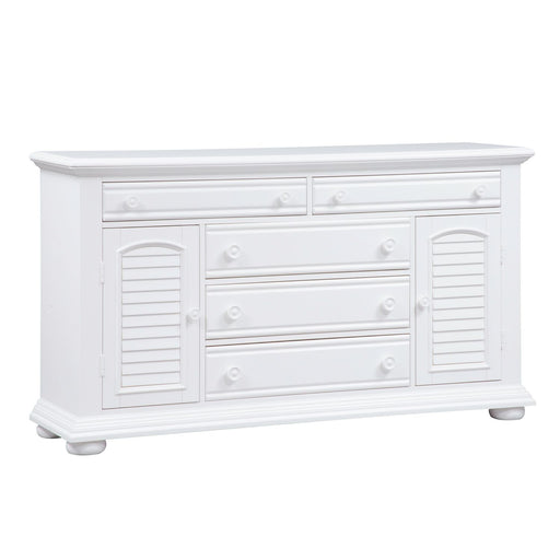 Summer House 5 Drawer Dresser in Oyster White - Plourde Furniture Co (Caribou, ME)
