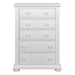 Summer House 5 Drawer Chest in White - Plourde Furniture Co (Caribou, ME)