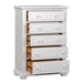 Summer House 5 Drawer Chest in White - Plourde Furniture Co (Caribou, ME)