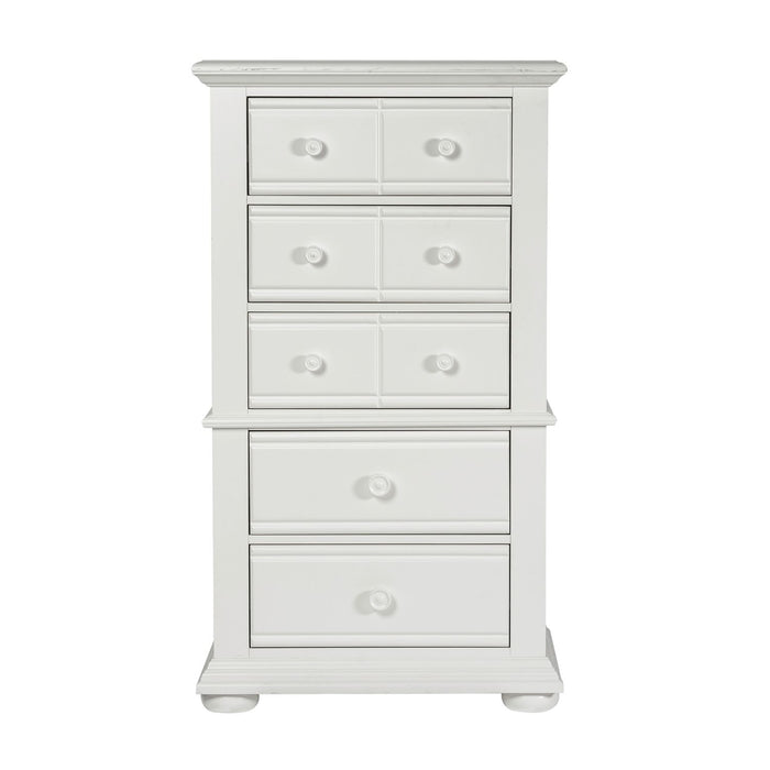 Summer House Lingerie Chest in Oyster White - Plourde Furniture Co (Caribou, ME)