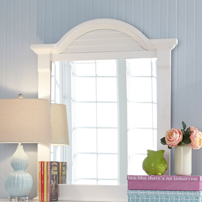 Liberty Furniture Summer House Small Mirror in Oyster White image