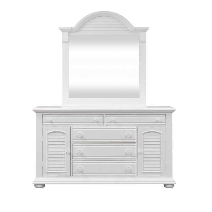 Summer House Mirror in Oyster White - Plourde Furniture Co (Caribou, ME)