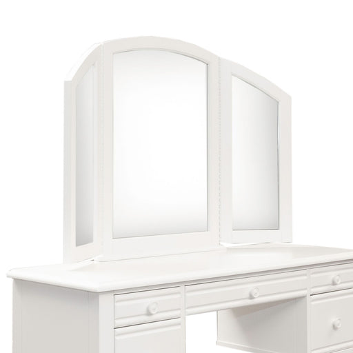 Summer House Vanity Mirror in Oyster White - Plourde Furniture Co (Caribou, ME)