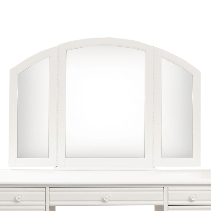 Summer House Vanity Mirror in Oyster White - Plourde Furniture Co (Caribou, ME)