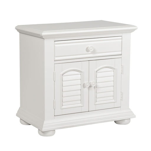 Summer House 1 Drawer Nightstand in Oyster White - Plourde Furniture Co (Caribou, ME)