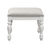 Summer House I Vanity Stool in Oyster White - Plourde Furniture Co (Caribou, ME)
