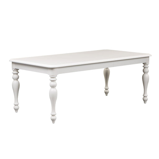 Summer House Rectangular Leg Table in Oyster White - Plourde Furniture Co (Caribou, ME)