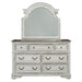 Magnolia Manor Panel Bed, Dresser & Mirror, Night Stand image