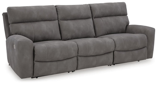 Next-Gen DuraPella Power Reclining Sectional Sofa - Plourde Furniture Co (Caribou, ME)