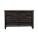 Americana Farmhouse 9 Drawer Dresser in Black - Plourde Furniture Co (Caribou, ME)