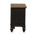 Americana Farmhouse 2 Drawer Nightstand in Black - Plourde Furniture Co (Caribou, ME)