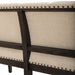 Americana Farmhouse Uph Shelter Dining Bench in Dusty Taupe & Black - Plourde Furniture Co (Caribou, ME)