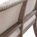 Americana Farmhouse Uph Shelter Dining Bench in Dusty Taupe & Black - Plourde Furniture Co (Caribou, ME)