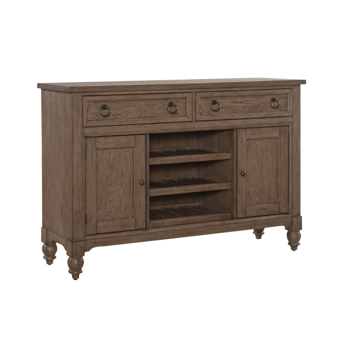 Americana Farmhouse Buffet in Dusty Taupe - Plourde Furniture Co (Caribou, ME)