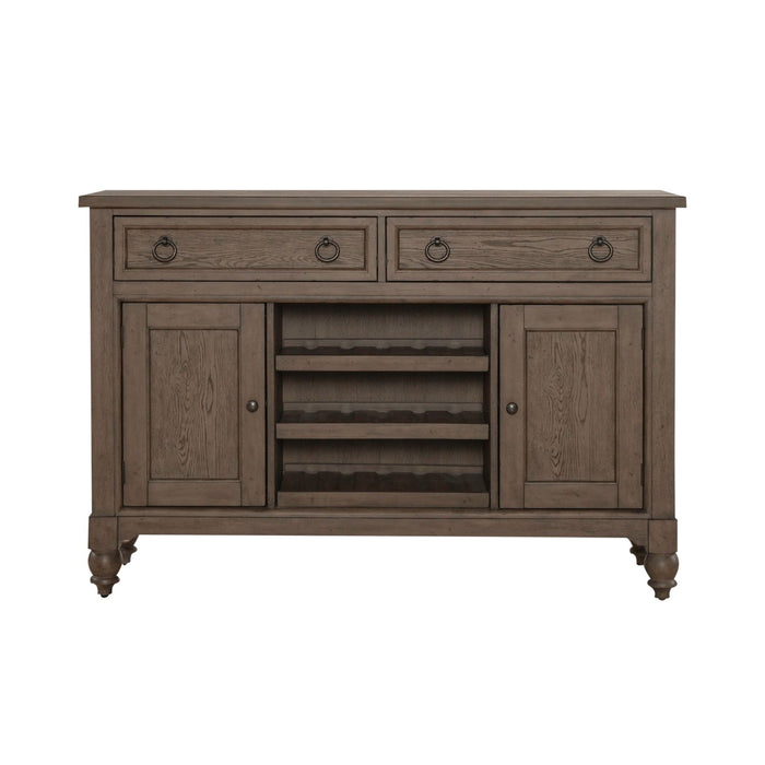 Americana Farmhouse Buffet in Dusty Taupe - Plourde Furniture Co (Caribou, ME)