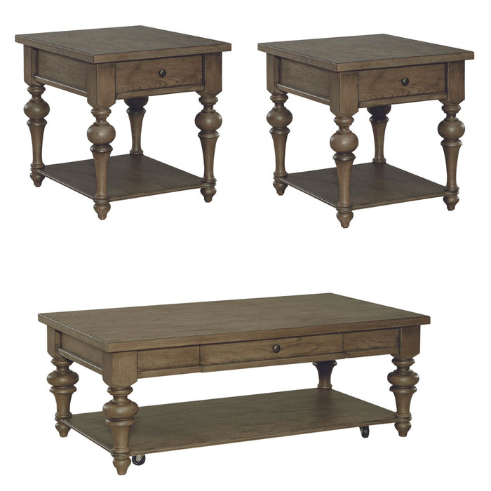 Americana Farmhouse 3 Piece Set - Plourde Furniture Co (Caribou, ME)