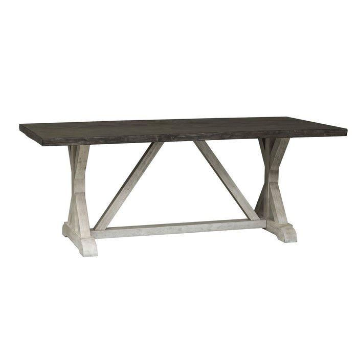 Willowrun Trestle Table - Plourde Furniture Co (Caribou, ME)