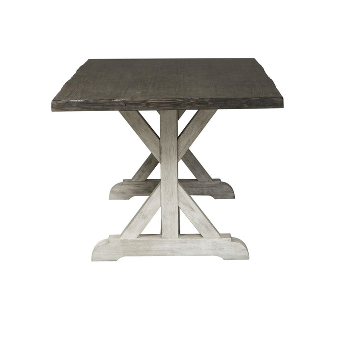 Willowrun Trestle Table - Plourde Furniture Co (Caribou, ME)