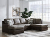 Castille Way Sleeper Sectional with Chaise - Plourde Furniture Co (Caribou, ME)