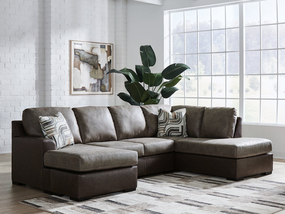 Castille Way Sleeper Sectional with Chaise - Plourde Furniture Co (Caribou, ME)