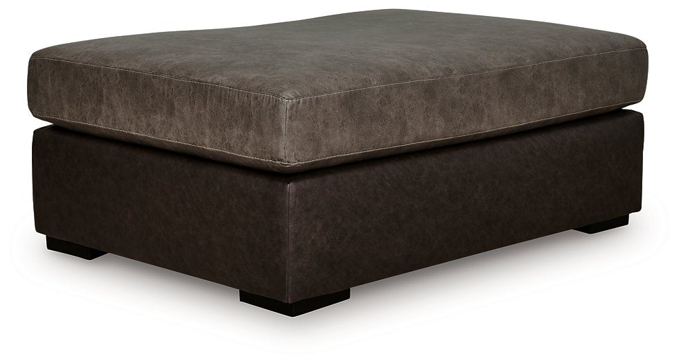 Castille Way Oversized Accent Ottoman - Plourde Furniture Co (Caribou, ME)